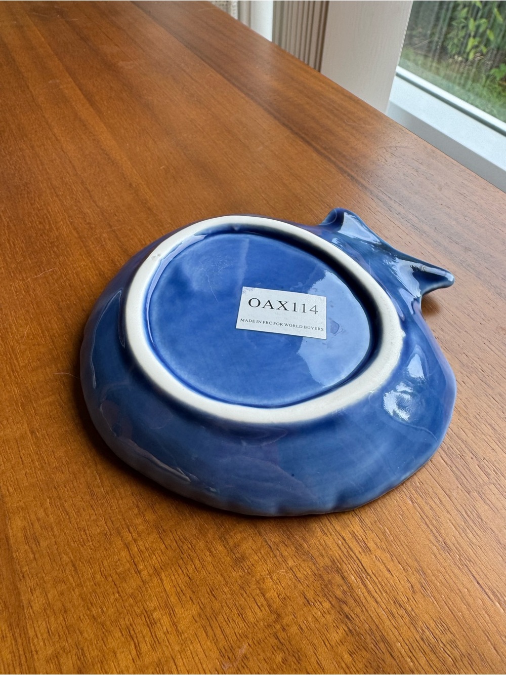 Blue Ceramic Shell Dish - Picture 9 of 10